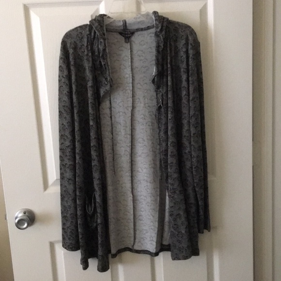 LUCKY BRAND Hooded Cardigan (Size: L) NWT - Picture 2 of 16